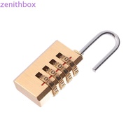 ZENITHBOX​ Password Lock for Room Suitcase Travel for Gate Escape Props 4 Digits Number Resettable C
