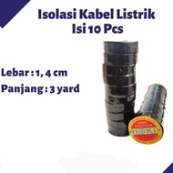 Grosir 10 roll ( 1 slop ) Isolasi Hitam Listrik