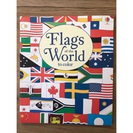 Flags of the world to color children’s book