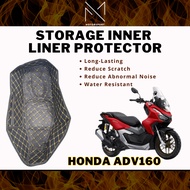 HONDA ADV 160 Scooter Storage Inner Liner Protector Skuter Box Storage Cover PU Leather Padding Moto