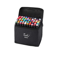 80 pcs Twin Tip Pen Marker Set Dual Head Oily Alcoholic Sketch Markers Brush Pen For Draw