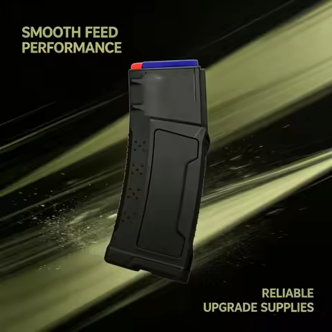 Backyard Game Nylon Windowed Magazine Fast Refill Optimize Attachment For M4 AR Gel Blaster