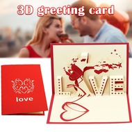 [Big Sale]White gold-plated card blessing card Christmas New Year Valentine's Day gift card