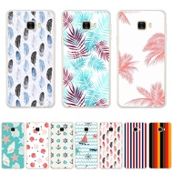 A38-Colorful theme soft CPU Silicone Printing Anti-fall Back CoverIphone For Samsung Galaxy c5/c5 pro/c7/c7 pro/c9 pro