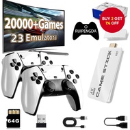 M15 4K Game Stick Mini Video Game Console Retro Handheld with 20,000 Games HD Video Game Stick 2.4G 