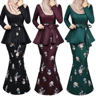 DQZShop (FREE SIZE &amp; PLUS SIZE) KURUNG MODEN DRESS JUBAH DINNER MUSLIMAH