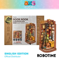 Robotime Rolife Silent Corner Study DIY Book Nook Shelf Insert Puzzles Kit (TGE02) Rolife DIY House