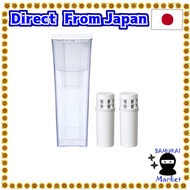 【Direct From Japan】 Cleansui Water Purifier, Pot Type, Compact Model, 2 Cartridges CP012W-WT