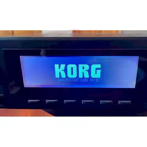 LCD Display Screen New For Korg Wavestation A/D 01/W FD 01/W 01W Compatible Original Blue Green LCD