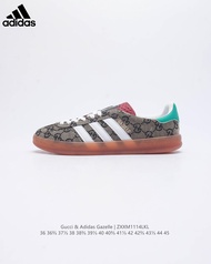 adidas originals x gucci gazelle sneakers classic casual shoes รองเท้าผ้าใบผู้ชาย รองเท้ากีฬา รองเท้