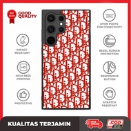 Custom Casing Case Samsung S24 S23 S22 S21 S20 FE Ultra Plus RED AE2967 Hardcase A11