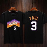 💖CP3保羅Chris Paul短袖棉T恤上衣💖NBA太陽隊Adidas愛迪達運動籃球衣服T-shirt男女喬丹80