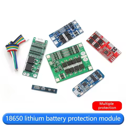 18650 lithium battery module overcharge over discharge short circuit protection board volt 1 three s
