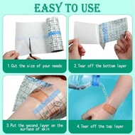Waterproof Medical Tape Transparent Anti-allergic PU Film Wound Dressing Fixation Tape