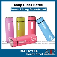 Mug🥤 6oup Design 450ml Insulated Tumbler Coffee Travel Mug Vacuum Insulated Glass Bottle Classic Student Glass Bottle
