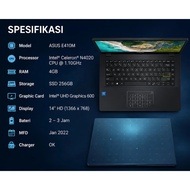 Used Laptop - Asus E410M - Intel (R) Celeron (R) N4020 CPU @ 1.10GHz 1.10 GHz - 4GB - SSD256GB