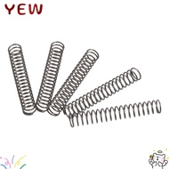 YYE 10Pcs Compression Spring, Stainless Steel Silver Extended Compressed Springs, Durable 6mm OD 0.6