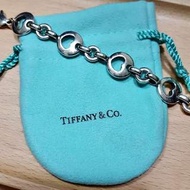 Tiffany &amp; Co 鏤空圓心連心絕版愛心手鍊 手鏈
