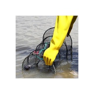 [LARGEST SIZE - 50CM] Crab Fish Shrimp Prawn Eel Live Trap Net Bait Fishing Pot Cage