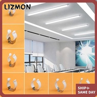 LIZMON 5Pcs Spring Terry Clip, Fixing Clips Base Tool Lamp Tube Clip,  T3/T4/T5/T6/T7/T8/T9/T10 With