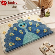 LUOLRV Bathroom Rug, Cute Animal Soft Comfort Plush Rug,  Quickly Dry Rubber Backing Anti-Slip Panda