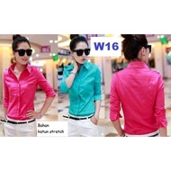 KEMEJA W16 Shirt Elegant, Cool, and CoolWanita Good Quality FULL SIZE