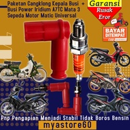 MATA Economical Package of Spark Plug Cap, Spark Plug Head, Spark Plug Cap, Spark Plug + Racing Irid