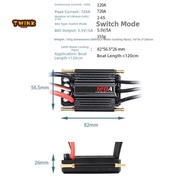 Brushless ESC Acceleration Signal Loss Protection Supports Programming Card