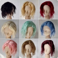 1/3 1/4 1/6 bjd Doll Wig Mohair Male Short Hair Doll Accessories