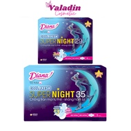 Diana Sensi Cool Fresh Night Sanitary Napkin (35cm - 3 Pieces | 29cm - 4 Pieces)/ Night BVS