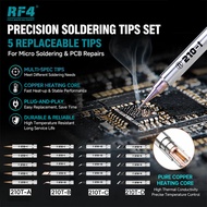 RF4 210T-A/210T-B/210T-C/210T-D Replacement Solder Tips High Heat Conduction Jumper Soldering Tip fo