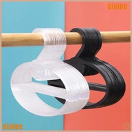 ELAINE 10Pcs Scarf Shawl Tie Holder, Oval Circle Shape Coat Hanger, Portable Plastic Transparent Spa