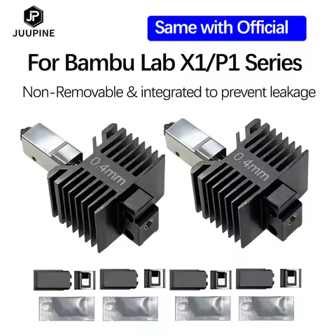 For Bambu Lab P1S Hotend Bambulab X1C Nozzle P1S P1P X1 Printhead Hardened Steel Integrated Design P
