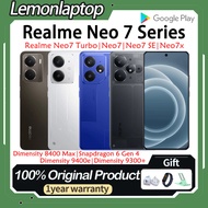 Realme Neo 7 Turbo Dimensity 9400e Realme Neo 7 Dimensity 9300+ Realme Neo 7 SE Dimensity 8400 Max R