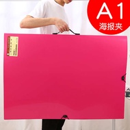 Portable Poster Folder a1 Folder Picture Book Oversized Sketch Poster Storage Book 2 Open Picture Fo