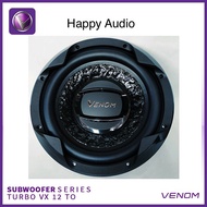 Subwoofer Pasif Venom Turbo VX 12 TO VX12TO SVC 12 Inch 12” Sub Bass Audio Mobil Garansi Resmi Original