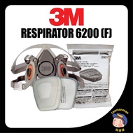 3M Respirator 6200 (F) mask respirator half face painting spraying respirator gas mask