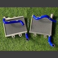 Radiator Alloy Kawasaki RR150 KR150 ZX150 Complete with Samco Hose / Kawasaki KR150 RR150 ZX150 Radi