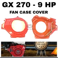 MESIN MERAH Red Fan Case Cover for GX270 GX 270 9 Generator Engine Body Cover hp