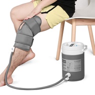 Cold Therapy Machine System With Large Knee Pad Adjustable Ergonomic Wrap Pad And Cooler Pump Quiet