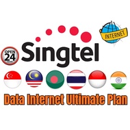 Singapore Topup Singtel Data Plan Internet Ultimate Plan Valid 4-Weeks