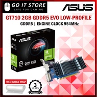Asus GeForce GT 710 2GB GDDR5 EVO Low Profile Graphic Card (GT710-SL-2GD5-BRK-EVO)