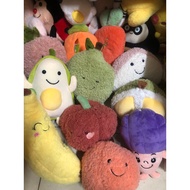 95% new fruit and cake teddy bear plushie soft toy