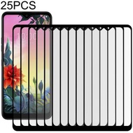 全城熱賣 - 適用於 LG K50S 25 PCS 絲印二強 全屏鋼化玻璃膜