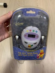 Disney Winnie the Pooh FM auto tuning radio with stop watch 小熊維妮 收音機 針時器