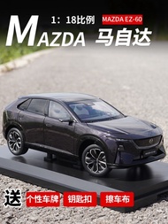 Original Changan MAZDA EZ-60 Car Model New Energy 1: 18 MAZDA EZ60 Alloy Car Model
