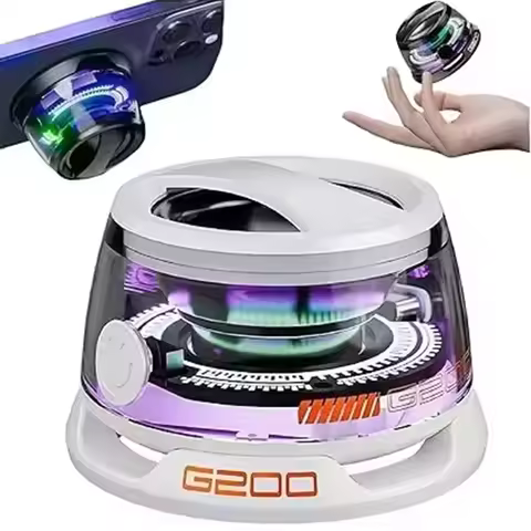 Mini Stereo Speaker Bluetooth Wireless With RGB Lighting Magnetic Base Travel Phone Holder For iPhon