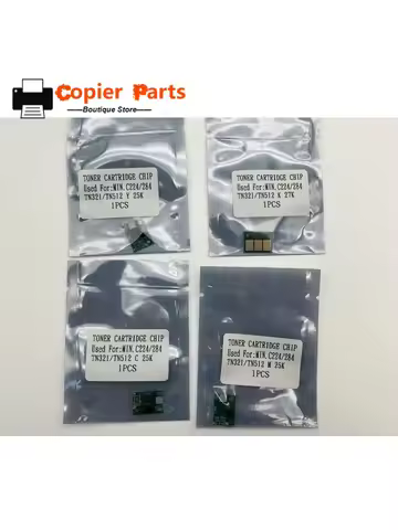 TN512 TN324 TN513 TN321 Toner Chip For Minolta Bizhub C224 C284 C554 C364 C454 C7822e C7828 C221S TN
