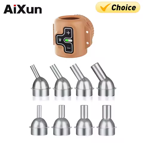 AIXUN H310D H312 Hot Air Gun Station Accessories, 45° Oblique Spout Nozzle & Bluetooth Control Handl
