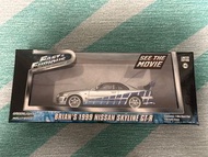 Greenlight 1:43 Fast & Furious Brian's Nissan Skyline GT-R